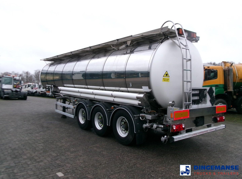 LAG Chemical tank inox L4BH 30 m3 / 1 comp + pump - Tanksættevogn: billede 3 LAG Chemical tank inox L4BH 30 m3 / 1 comp + pump - Tanksættevogn: billede 3