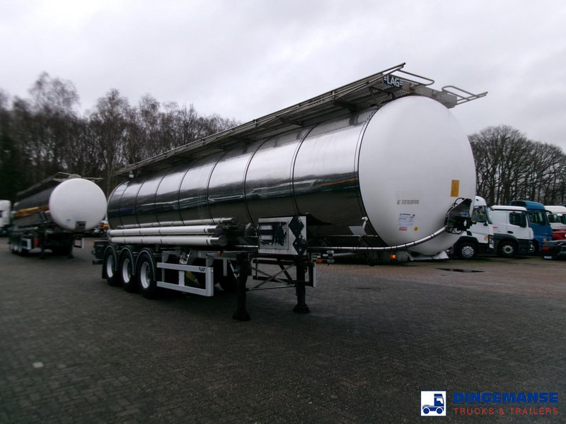 LAG Chemical tank inox L4BH 30 m3 / 1 comp + pump - Tanksættevogn: billede 2 LAG Chemical tank inox L4BH 30 m3 / 1 comp + pump - Tanksættevogn: billede 2