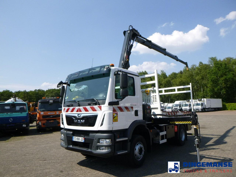 MAN TGM 15.290 4x2 + HIAB 092 B3 HIDUO - Lastbil med kran: billede 1 MAN TGM 15.290 4x2 + HIAB 092 B3 HIDUO - Lastbil med kran: billede 1