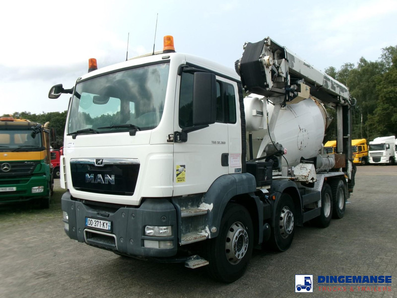 MAN TGS 32.360 8X4 Euro 6 Liebherr concrete mixer 8 m3 + belt - Betonbil: billede 1 MAN TGS 32.360 8X4 Euro 6 Liebherr concrete mixer 8 m3 + belt - Betonbil: billede 1