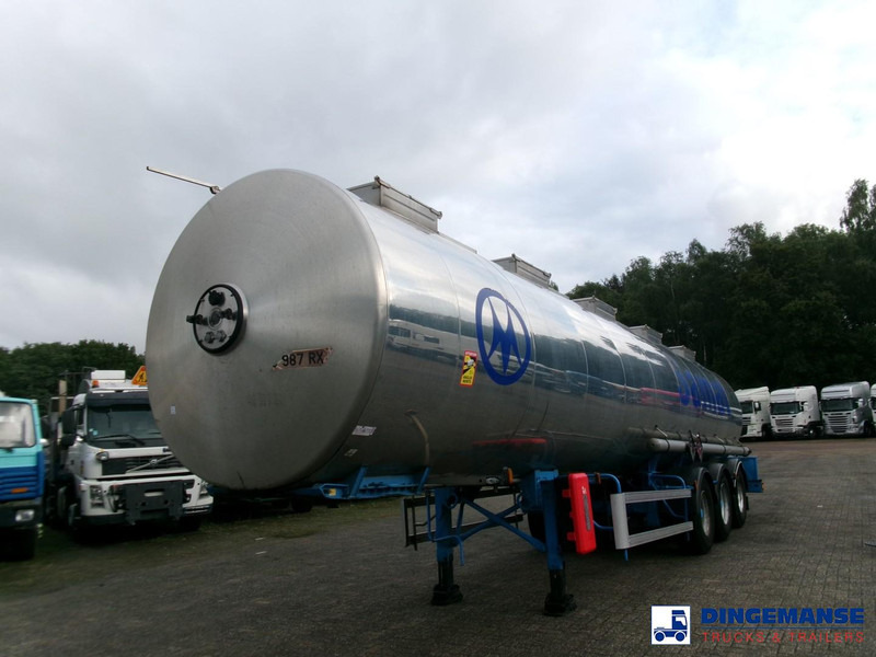 Magyar Chemical tank inox 32.5m3 / 1 comp - Tanksættevogn: billede 1 Magyar Chemical tank inox 32.5m3 / 1 comp - Tanksættevogn: billede 1
