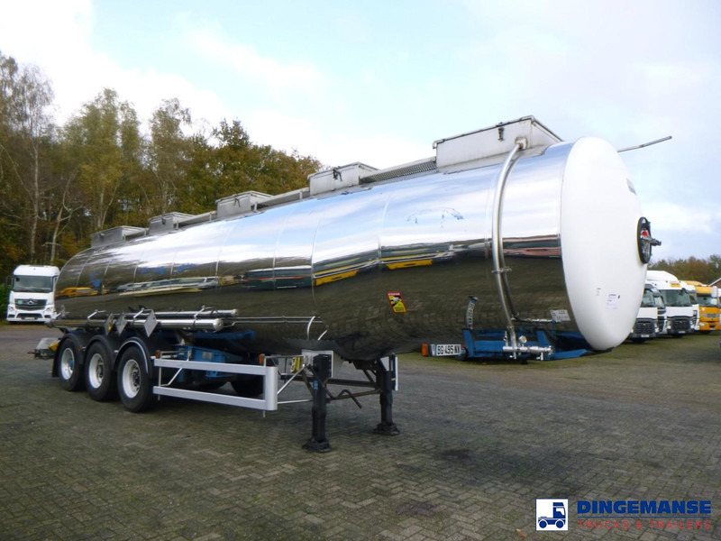 Magyar Chemical tank inox L4BH 32.8 m3 / 1 comp - Tanksættevogn: billede 2 Magyar Chemical tank inox L4BH 32.8 m3 / 1 comp - Tanksættevogn: billede 2