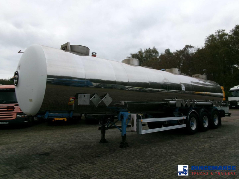 Magyar Chemical tank inox L4BH 33.5 m3 / 3 comp - Tanksættevogn: billede 1 Magyar Chemical tank inox L4BH 33.5 m3 / 3 comp - Tanksættevogn: billede 1