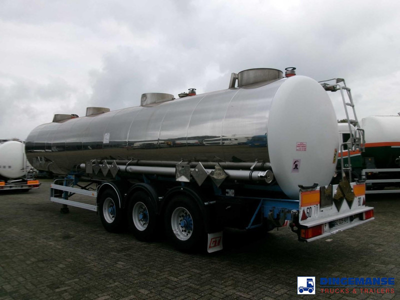 Magyar Chemical tank inox L4BH 33.5 m3 / 3 comp - Tanksættevogn: billede 4 Magyar Chemical tank inox L4BH 33.5 m3 / 3 comp - Tanksættevogn: billede 4