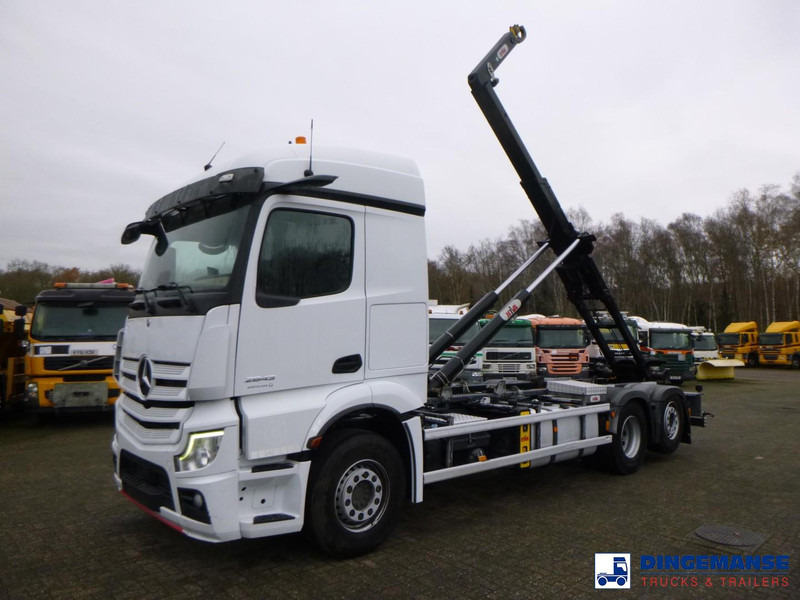 Mercedes-Benz Actros 2843 6x2 Hyva container hook 20t - Lastbil kroghejs: billede 1 Mercedes-Benz Actros 2843 6x2 Hyva container hook 20t - Lastbil kroghejs: billede 1