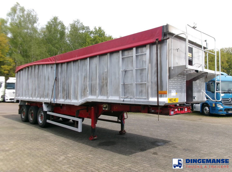 Montracon Tipper trailer alu 55 m3 + tarpaulin - Tipvogn sættevogn: billede 2 Montracon Tipper trailer alu 55 m3 + tarpaulin - Tipvogn sættevogn: billede 2