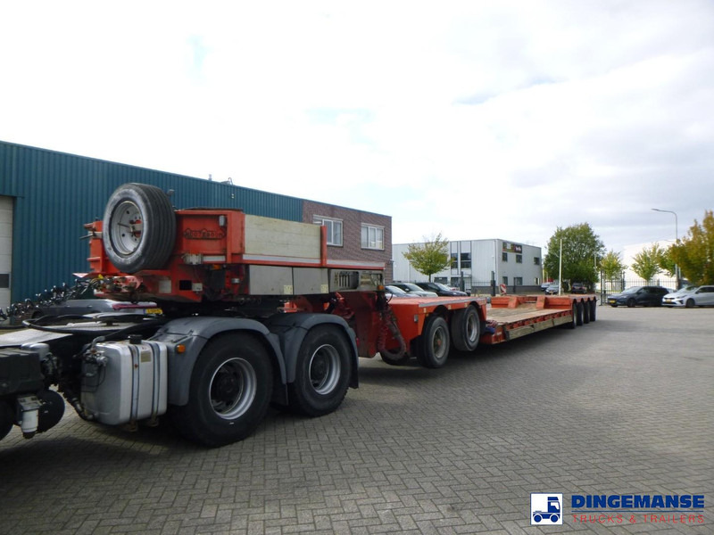 Nooteboom 4-axle lowbed trailer Euro 110-04 + 2-axle dolly - Nedbygget platform sættevogn: billede 1 Nooteboom 4-axle lowbed trailer Euro 110-04 + 2-axle dolly - Nedbygget platform sættevogn: billede 1