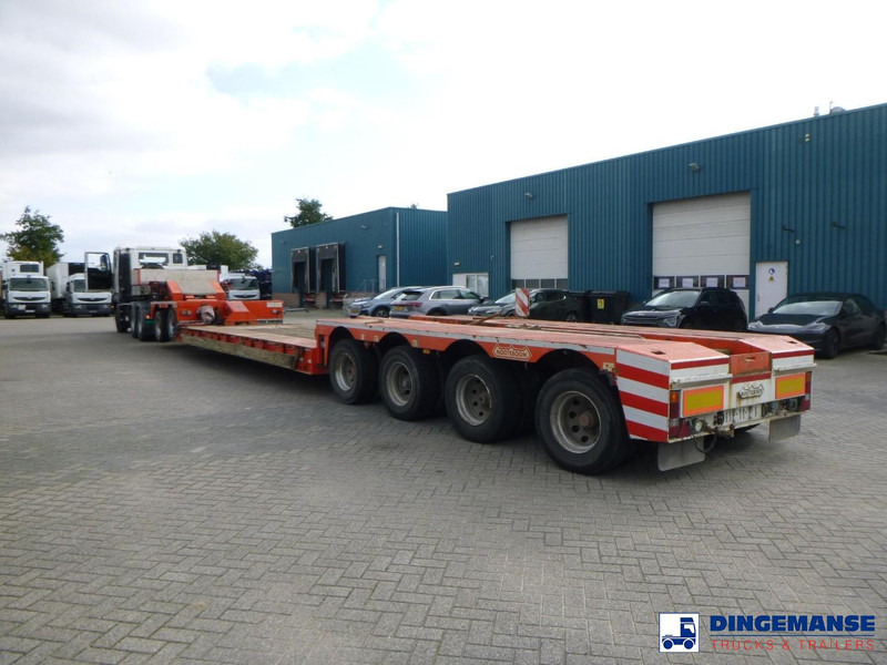 Nooteboom 4-axle lowbed trailer Euro 110-04 + 2-axle dolly - Nedbygget platform sættevogn: billede 4 Nooteboom 4-axle lowbed trailer Euro 110-04 + 2-axle dolly - Nedbygget platform sættevogn: billede 4