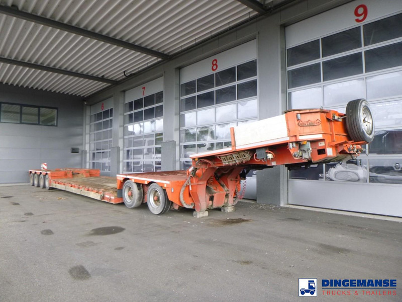 Nooteboom 4-axle lowbed trailer Euro 110-04 + 2-axle dolly - Nedbygget platform sættevogn: billede 2 Nooteboom 4-axle lowbed trailer Euro 110-04 + 2-axle dolly - Nedbygget platform sættevogn: billede 2