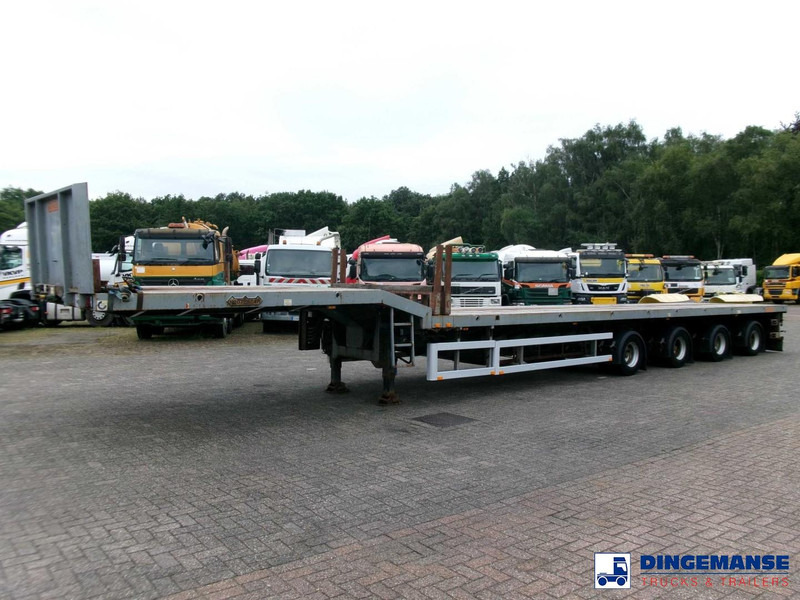 Nooteboom 4-axle semi-lowbed trailer OVB-65-04V ext. 43 m - Nedbygget platform sættevogn: billede 1 Nooteboom 4-axle semi-lowbed trailer OVB-65-04V ext. 43 m - Nedbygget platform sættevogn: billede 1