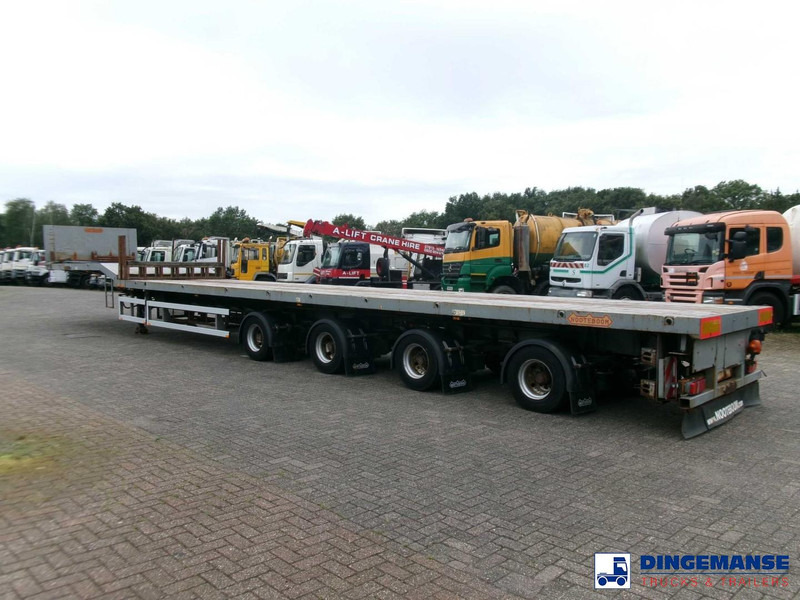 Nooteboom 4-axle semi-lowbed trailer OVB-65-04V ext. 43 m - Nedbygget platform sættevogn: billede 3 Nooteboom 4-axle semi-lowbed trailer OVB-65-04V ext. 43 m - Nedbygget platform sættevogn: billede 3