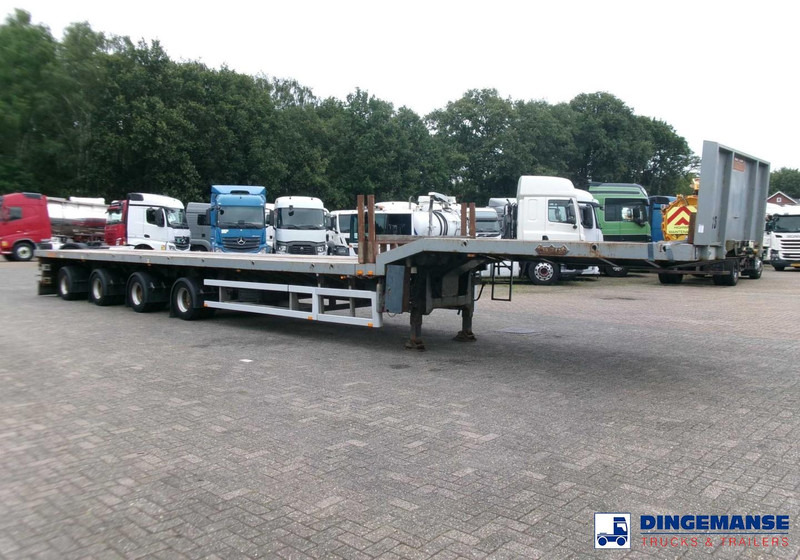 Nooteboom 4-axle semi-lowbed trailer OVB-65-04V ext. 43 m - Nedbygget platform sættevogn: billede 2 Nooteboom 4-axle semi-lowbed trailer OVB-65-04V ext. 43 m - Nedbygget platform sættevogn: billede 2