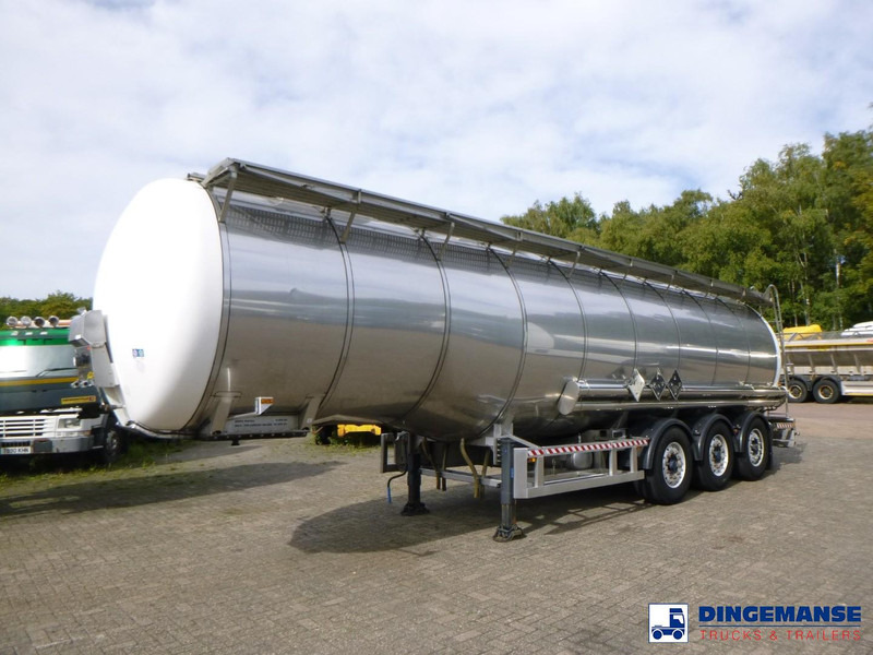 Parcisa Chemical tank inox L4BH 37.5 / 1 comp - Tanksættevogn: billede 1 Parcisa Chemical tank inox L4BH 37.5 / 1 comp - Tanksættevogn: billede 1