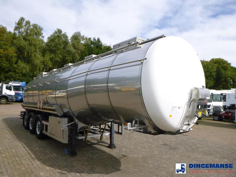 Parcisa Chemical tank inox L4BH 37.5 / 1 comp - Tanksættevogn: billede 2 Parcisa Chemical tank inox L4BH 37.5 / 1 comp - Tanksættevogn: billede 2