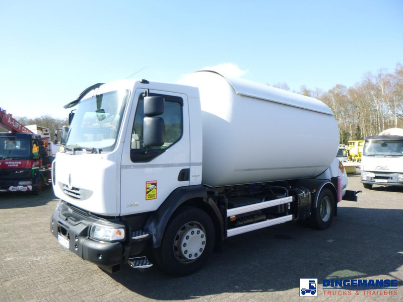 Renault Midlum 280 dxi 4x2 gas tank 18.7 m3 - Tankbil: billede 1 Renault Midlum 280 dxi 4x2 gas tank 18.7 m3 - Tankbil: billede 1