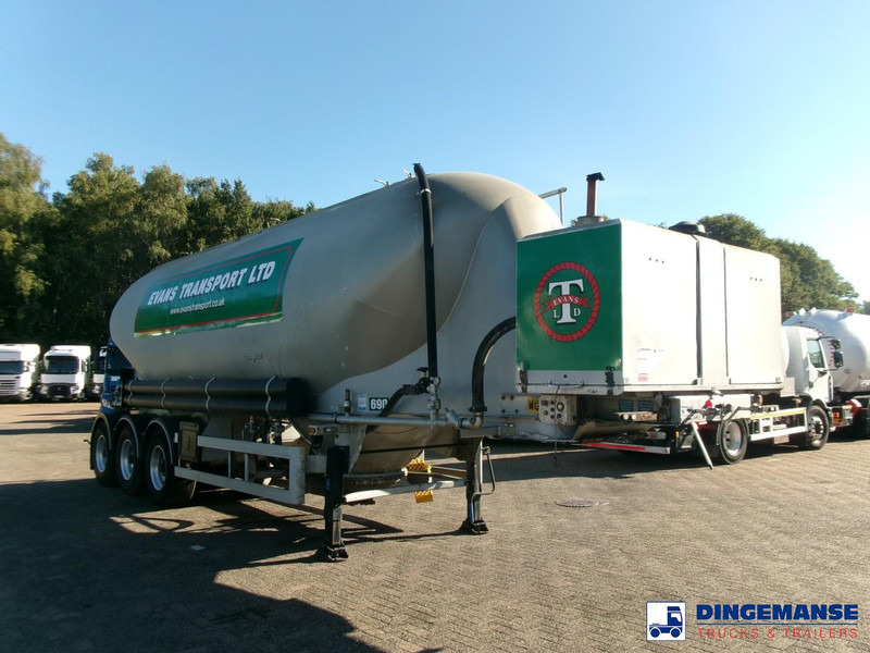 SPITZER Powder tank alu 37 m3 / 1 comp + compressor - Tanksættevogn: billede 2 SPITZER Powder tank alu 37 m3 / 1 comp + compressor - Tanksættevogn: billede 2