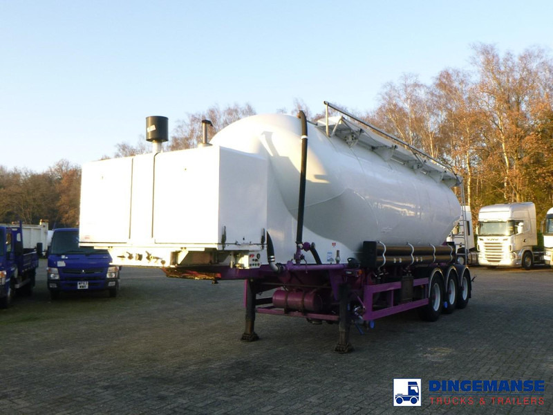 SPITZER Powder tank alu 37 m3 + engine/compressor - Tanksættevogn: billede 1 SPITZER Powder tank alu 37 m3 + engine/compressor - Tanksættevogn: billede 1