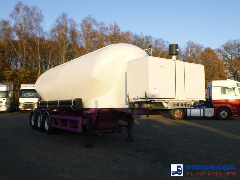 SPITZER Powder tank alu 37 m3 + engine/compressor - Tanksættevogn: billede 2 SPITZER Powder tank alu 37 m3 + engine/compressor - Tanksættevogn: billede 2