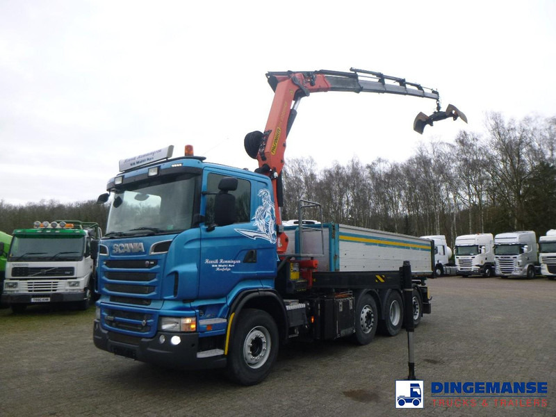 Scania R 500 8X2 tipper + Palfinger PK27001 EHD - Lastbil med kran: billede 1 Scania R 500 8X2 tipper + Palfinger PK27001 EHD - Lastbil med kran: billede 1