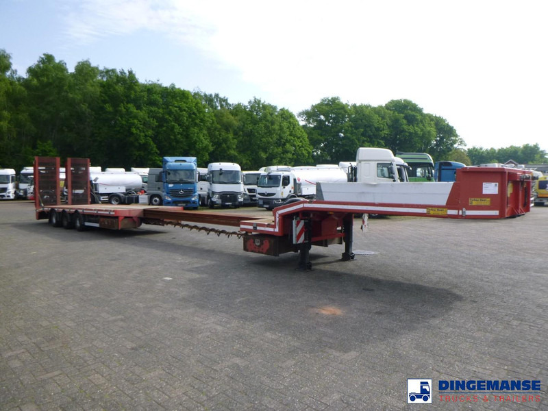 TURBO'S HOET 3-axle semi-lowbed trailer 39 t + ramps - Nedbygget platform sættevogn: billede 2 TURBO'S HOET 3-axle semi-lowbed trailer 39 t + ramps - Nedbygget platform sættevogn: billede 2