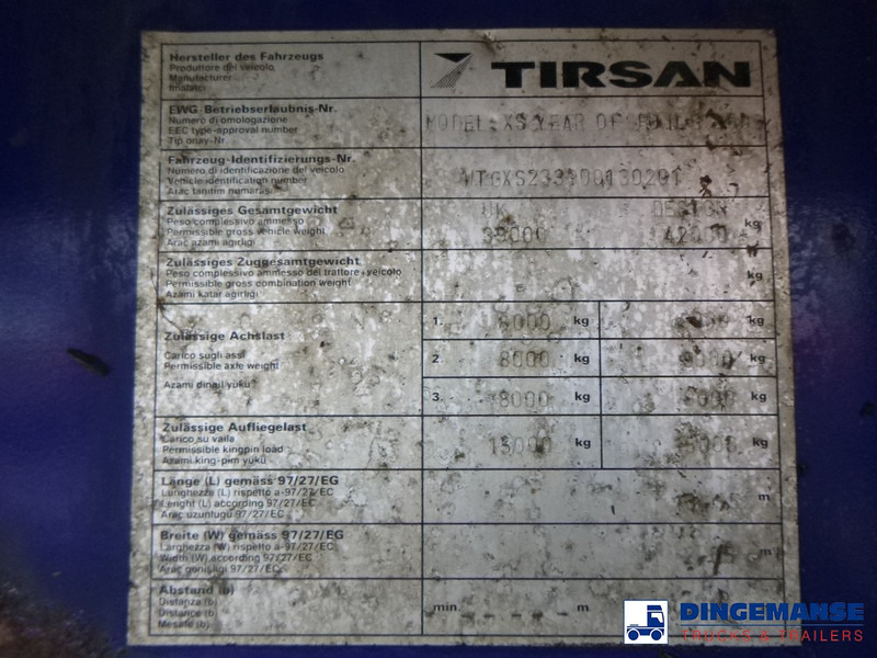 Tirsan 3 axle Platform trailer - Åben sættevogn: billede 5 Tirsan 3 axle Platform trailer - Åben sættevogn: billede 5