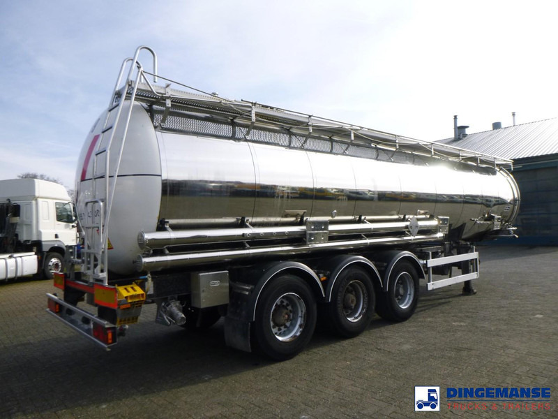 Van Hool Chemical tank inox 30 m3 / 3 comp - Tanksættevogn: billede 4 Van Hool Chemical tank inox 30 m3 / 3 comp - Tanksættevogn: billede 4