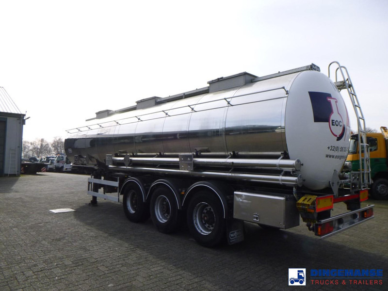 Van Hool Chemical tank inox 30 m3 / 3 comp - Tanksættevogn: billede 3 Van Hool Chemical tank inox 30 m3 / 3 comp - Tanksættevogn: billede 3