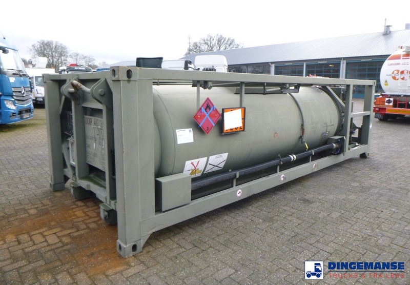 WEW (Westerwälder Eisenwerk) Fuel (kerosene, diesel) tank container 20 ft. inox 10 m3 / 1 comp + pump - Lagertank: billede 3 WEW (Westerwälder Eisenwerk) Fuel (kerosene, diesel) tank container 20 ft. inox 10 m3 / 1 comp + pump - Lagertank: billede 3