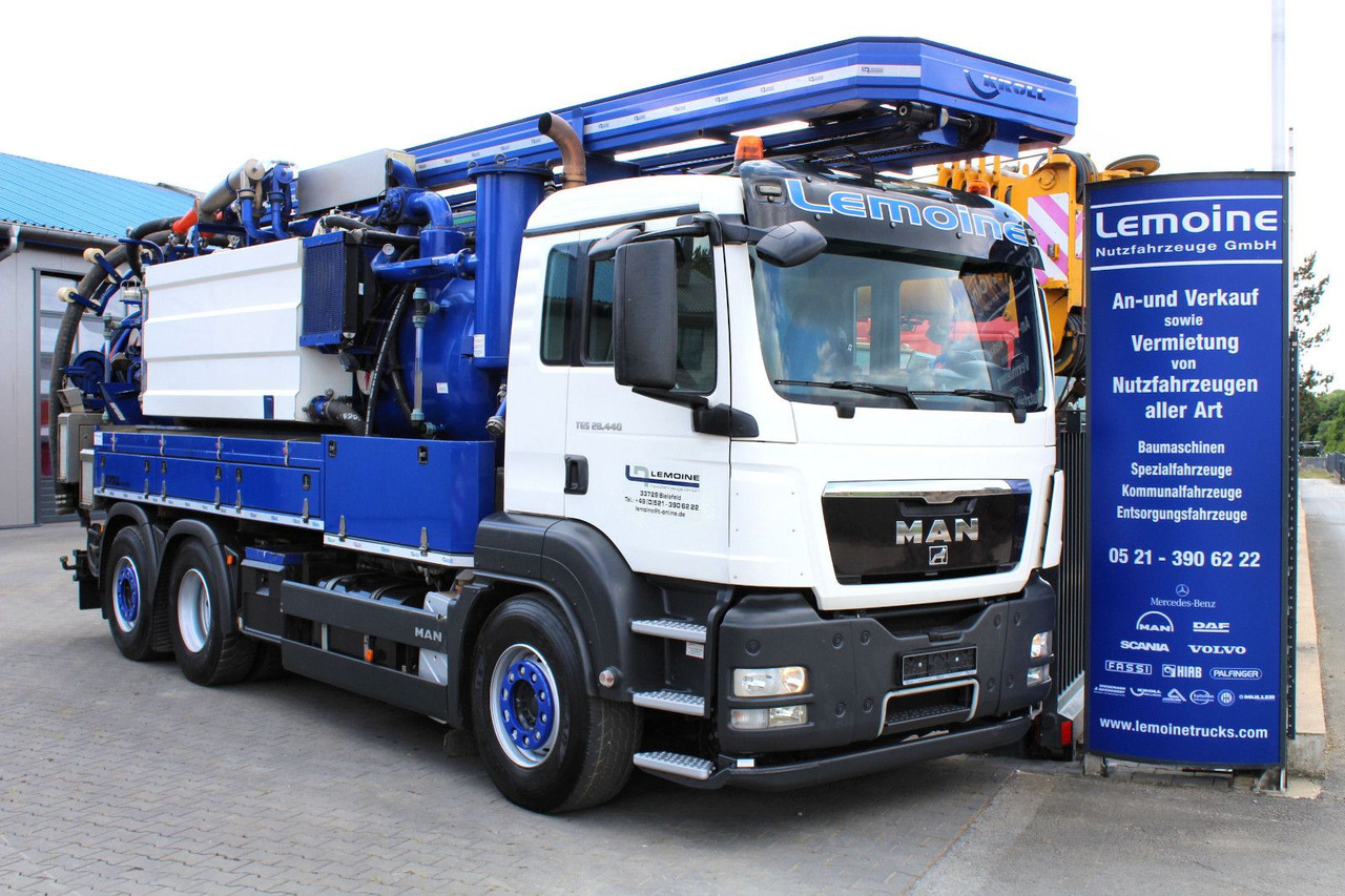 MAN TGS 28.440 6x2 Kroll 14,5m³ W-Rückgewinner KOMBI - Slamsugemaskine: billede 1 MAN TGS 28.440 6x2 Kroll 14,5m³ W-Rückgewinner KOMBI - Slamsugemaskine: billede 1