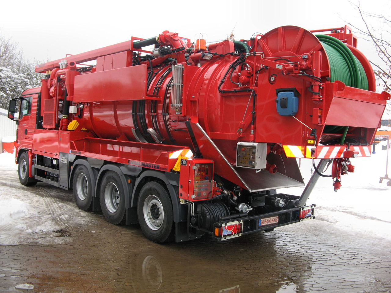 MAN TGS 35.540 8x4 Müller 16m³ WRG + 800 meter HD - Slamsugemaskine: billede 1 MAN TGS 35.540 8x4 Müller 16m³ WRG + 800 meter HD - Slamsugemaskine: billede 1