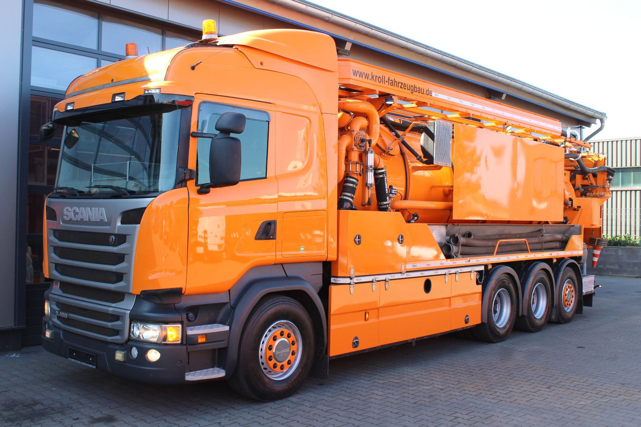 Scania R450 8x4 Kroll 19m³ Wasserrückgewinner Kombi-HD - Slamsugemaskine: billede 4 Scania R450 8x4 Kroll 19m³ Wasserrückgewinner Kombi-HD - Slamsugemaskine: billede 4