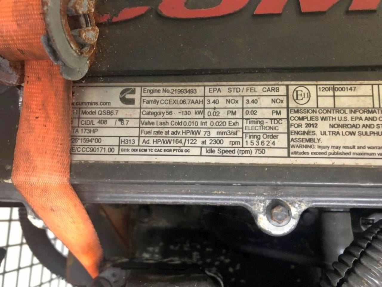 Cummins QSB6.7 164 - Motor: billede 3 Cummins QSB6.7 164 - Motor: billede 3