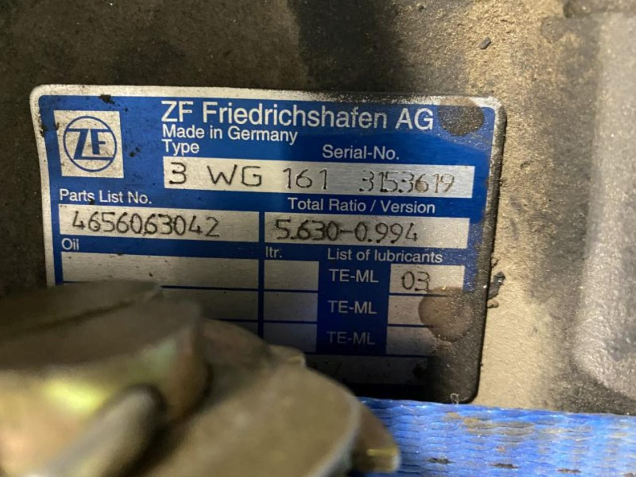 ZF 3WG161 - Transmission for Materialehåndteringsudstyr: billede 5 ZF 3WG161 - Transmission for Materialehåndteringsudstyr: billede 5