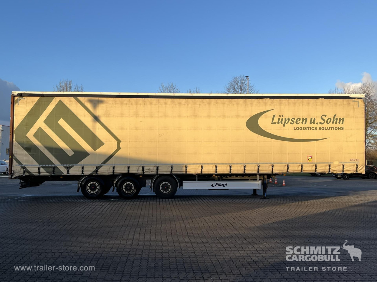 FLIEGL Auflieger Curtainsider Mega - Gardintrailer: billede 2 FLIEGL Auflieger Curtainsider Mega - Gardintrailer: billede 2