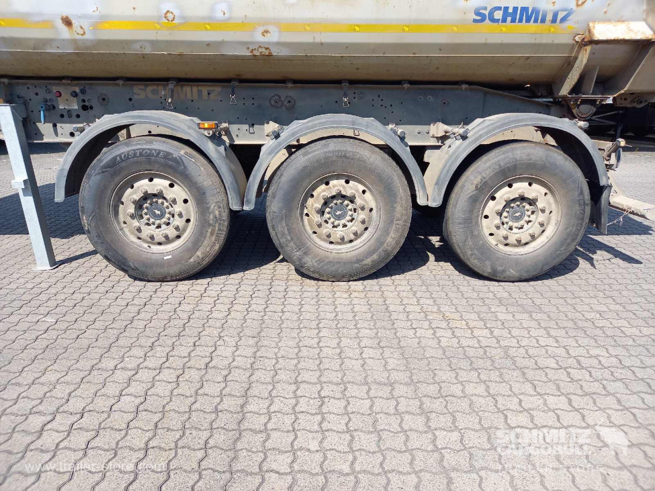 SCHMITZ Auflieger Kipper Stahlrundmulde 25m³ - Tipvogn sættevogn: billede 2 SCHMITZ Auflieger Kipper Stahlrundmulde 25m³ - Tipvogn sættevogn: billede 2