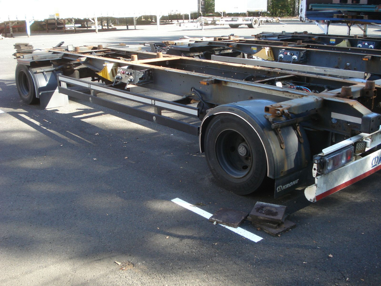 Krone AZ 18 A Drehschemel Zwillingsbereift! - Containerbil/ Veksellad påhængsvogn: billede 2 Krone AZ 18 A Drehschemel Zwillingsbereift! - Containerbil/ Veksellad påhængsvogn: billede 2