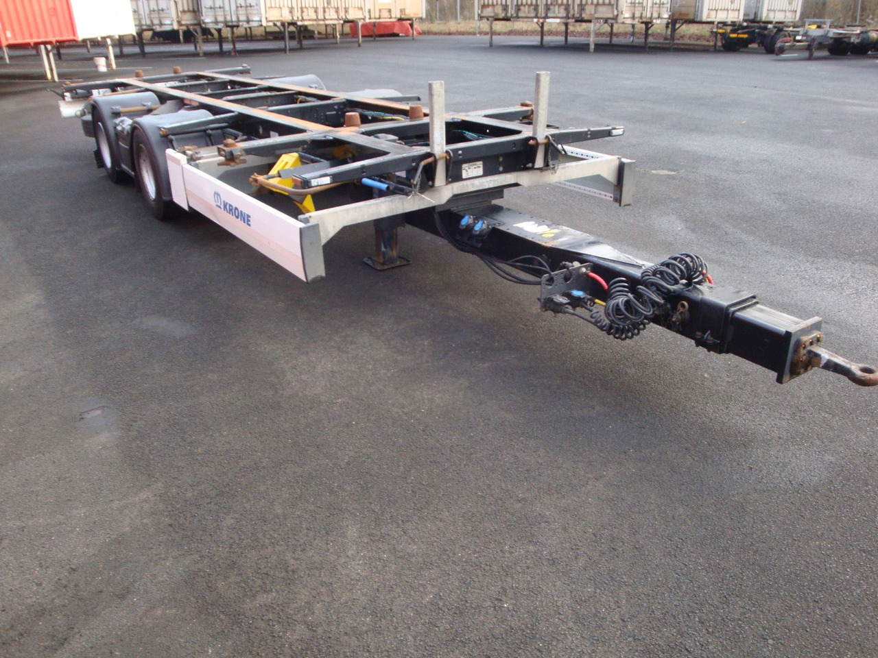 Krone ZZ 18 Tandem Jumbo BDF C7820 7,82 - Containerbil/ Veksellad påhængsvogn: billede 1 Krone ZZ 18 Tandem Jumbo BDF C7820 7,82 - Containerbil/ Veksellad påhængsvogn: billede 1