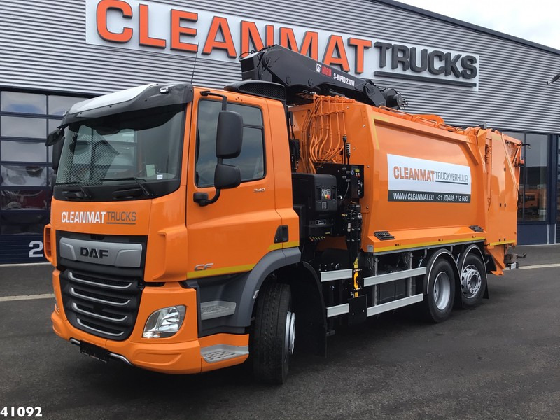 DAF FAN CF 340 Hiab 23 ton/meter laadkraan Welvaarts weighing system - Affaldsmaskine: billede 1 DAF FAN CF 340 Hiab 23 ton/meter laadkraan Welvaarts weighing system - Affaldsmaskine: billede 1