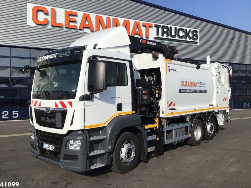 Leje en MAN TGS 26.360 Hiab 23 ton/meter laadkraan MAN TGS 26.360 Hiab 23 ton/meter laadkraan: billede 6