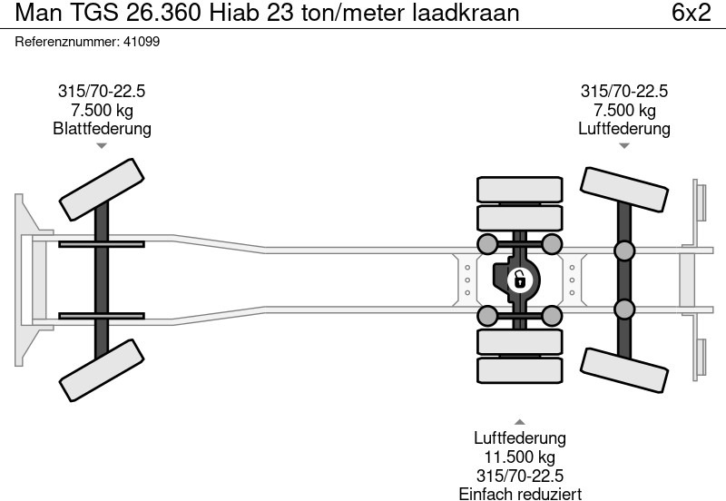Leje en MAN TGS 26.360 Hiab 23 ton/meter laadkraan MAN TGS 26.360 Hiab 23 ton/meter laadkraan: billede 16