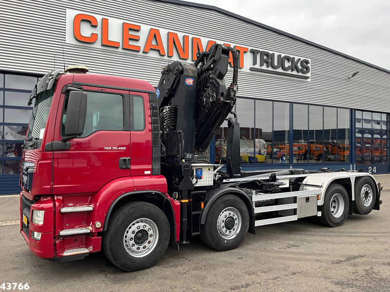 MAN TGS 35.480 8x4H Euro 6 HMF 40 Tonmeter laadkraan + Fly-Jib - Lastbil med kran: billede 2 MAN TGS 35.480 8x4H Euro 6 HMF 40 Tonmeter laadkraan + Fly-Jib - Lastbil med kran: billede 2