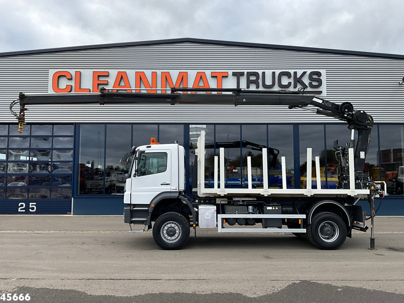 Mercedes-Benz AXOR 1929 4x4 VDL 14 Ton haakarmsysteem + Laadplateau met Hiab 14 Tonmeter laadkraan - Lastbil med kran: billede 1 Mercedes-Benz AXOR 1929 4x4 VDL 14 Ton haakarmsysteem + Laadplateau met Hiab 14 Tonmeter laadkraan - Lastbil med kran: billede 1