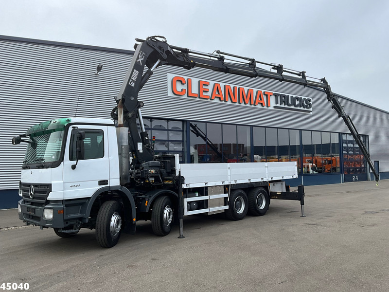 Mercedes-Benz Actros 4141 8x4 manual Hiab 32 Tonmeter laadkraan + Fly-jib - Lastbil med kran: billede 1 Mercedes-Benz Actros 4141 8x4 manual Hiab 32 Tonmeter laadkraan + Fly-jib - Lastbil med kran: billede 1