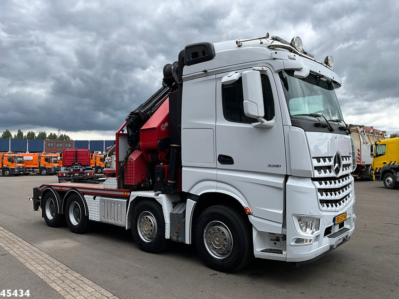 Mercedes-Benz Arocs 3251 8x4 Euro 6 Retarder HMF 85 Tonmeter laadkraan Fly-Jib - Lastbil med kran: billede 4 Mercedes-Benz Arocs 3251 8x4 Euro 6 Retarder HMF 85 Tonmeter laadkraan Fly-Jib - Lastbil med kran: billede 4