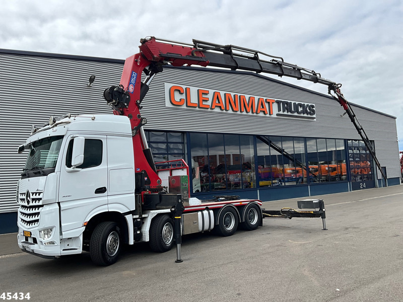 Mercedes-Benz Arocs 3251 8x4 Euro 6 Retarder HMF 85 Tonmeter laadkraan Fly-Jib - Lastbil med kran: billede 1 Mercedes-Benz Arocs 3251 8x4 Euro 6 Retarder HMF 85 Tonmeter laadkraan Fly-Jib - Lastbil med kran: billede 1