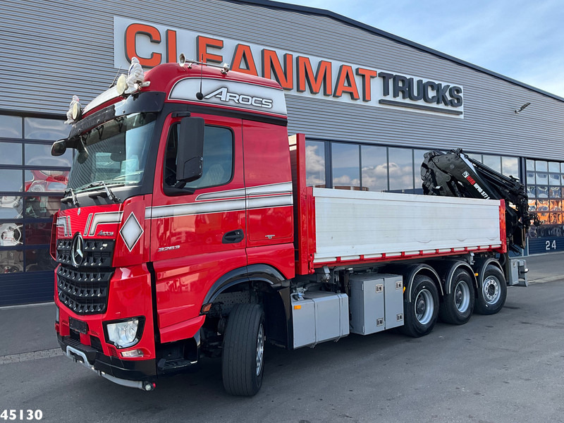 Mercedes-Benz Arocs 3263 8x4 Hiab 37 Tonmeter laadkraan + Fly-Jib - Tipvogn lastbil, Lastbil med kran: billede 3 Mercedes-Benz Arocs 3263 8x4 Hiab 37 Tonmeter laadkraan + Fly-Jib - Tipvogn lastbil, Lastbil med kran: billede 3