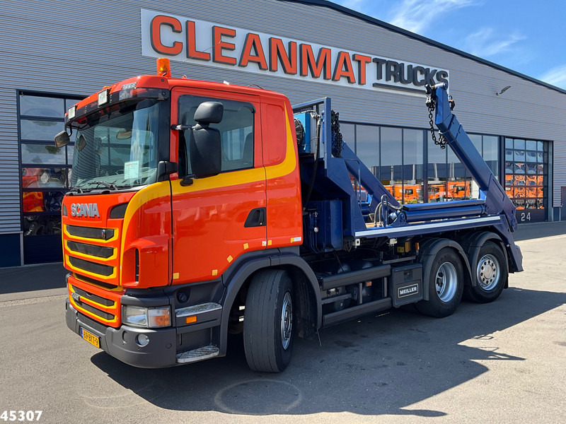 Scania G 440 6x2 Meiller 16 Tons portaalarmsysteem - Liftdumper lastbil: billede 1 Scania G 440 6x2 Meiller 16 Tons portaalarmsysteem - Liftdumper lastbil: billede 1