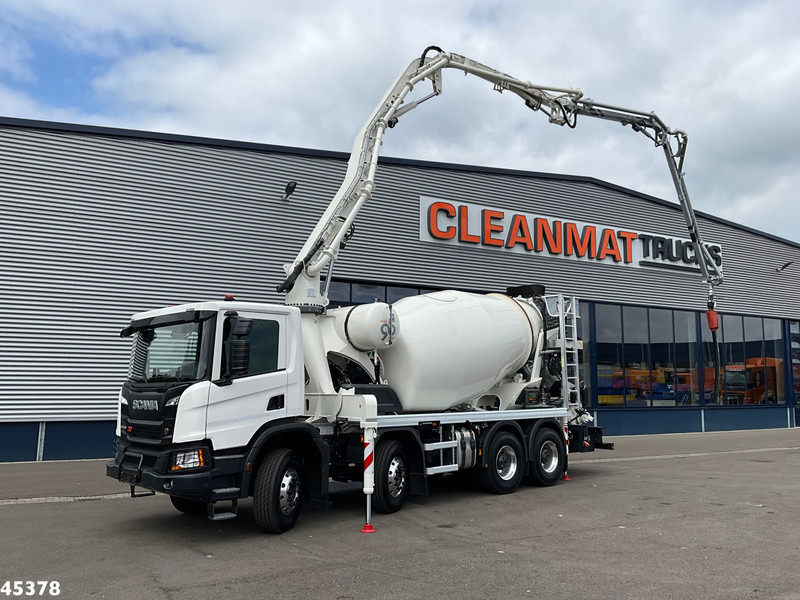 Scania P 450 XT 8x4 Euro 6 Retarder CIFA 7m³ Mixer + Pumi Pump 25 m³ NEW AND UNUSED! - Betonpumpe: billede 1 Scania P 450 XT 8x4 Euro 6 Retarder CIFA 7m³ Mixer + Pumi Pump 25 m³ NEW AND UNUSED! - Betonpumpe: billede 1