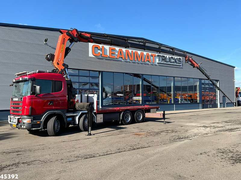 Scania R 124.420 8x4 Palfinger 72 Tonmeter laadkraan + Fly-Jib! - Lastbil med kran: billede 1 Scania R 124.420 8x4 Palfinger 72 Tonmeter laadkraan + Fly-Jib! - Lastbil med kran: billede 1