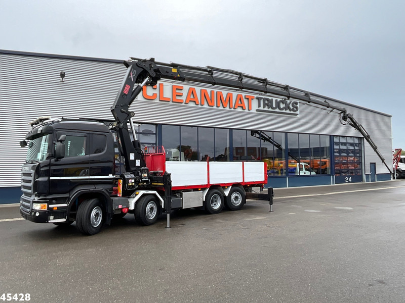 Scania R 480 8x2 Retarder Hiab 47 Tonmeter laadkraan + Fly-Jib! Just 242.931 km! - Lastbil med kran: billede 1 Scania R 480 8x2 Retarder Hiab 47 Tonmeter laadkraan + Fly-Jib! Just 242.931 km! - Lastbil med kran: billede 1